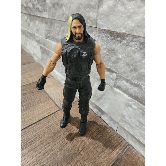 SETH ROLLINS Shield WWE Mattel Basic Series 44 #58 Wrestling Action Figure Loose - Picture 1 of 3